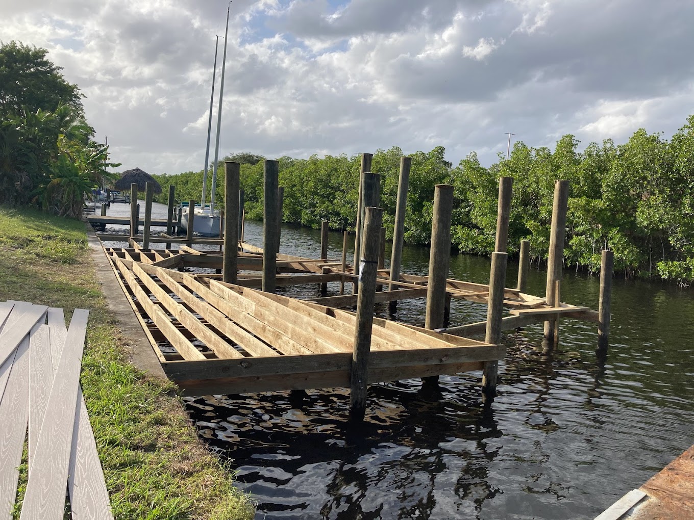 New boat dock